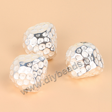 Spacer Bead, 925 sterling silver, honey comb shape silverbeads  freeform silver beads Sold per pkg of 1 bag-(10 pieces).