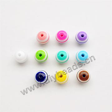 Beads, acrylic beads, colorful, 20mm round. Sold per pkg of 500pcs.