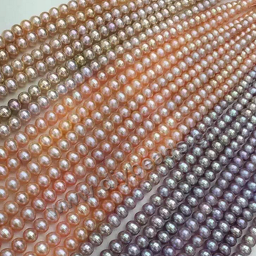  Bead, natural colorful pearl,10-11mm,sold per pkg of 10strands. 