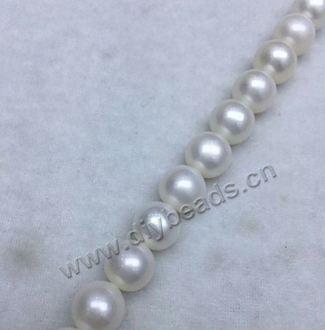 Pearl, cultured freshwater white AAAA quality , 11-12mm  round. Sold per 16-inch(40cm) 1  strand