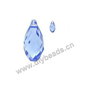 Bead, k9 glass,light blue,13x8mm top-drilled faceted teardrop,diy beads,drop,wholesale cheap,factory price. Sold per pkg of 50ps.