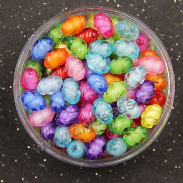 wonder Bead, acrylic, mix colors for, 14mm flower beads. Sold per 500-gram pkg.