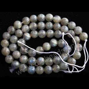 Bead, rainbow moonstone (natural), 8mm round, Mohs hardness 6 to 6-1/2. Sold per 16-inch strand
