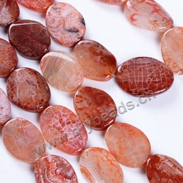 Bead,fire agate,brown color,18x25mm oval, Sold per one strand.