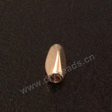Bead,big-hole beads,brass bead ,8.5*3*3 mm, Sold per pkg of 100ps