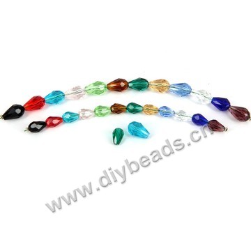 Bead, k9 glass,mixed colors,12x8mm faceted teardrop,diy beads,pendant,wholesale cheap,factory price. Sold per pkg of 1000ps.