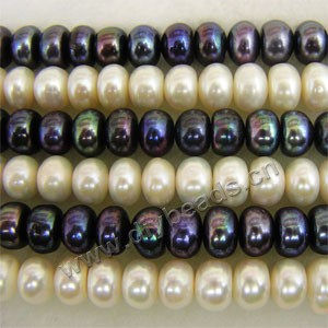 Pearl, cultured freshwater (natural),mixed colors, 9-10mm potato. Sold per pkg of(2) 15.5-inch(39cm) strand