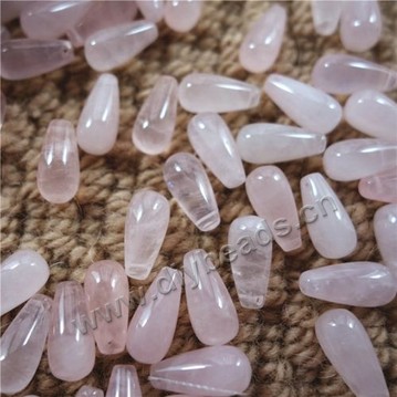 Bead,rose quartz,7x14mm teardrop. Sold per pkg 50pcs