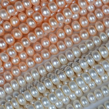 Pearl, cultured freshwater,white pink,9-10mm all light, AAA grade. Sold per bag of one strand