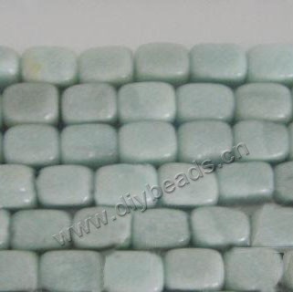 Bead, amazonite (natural),8x12mm large tumbled nugget. Sold per 15-inch(38cm) strand
