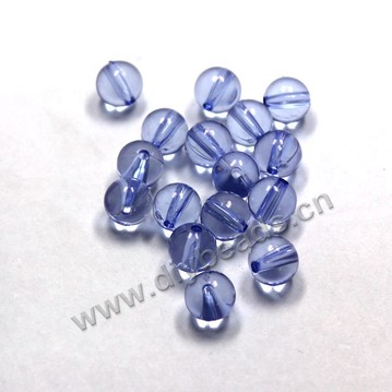Bead, acrylic, lucid purple, 10mm round. Sold per pkg of 100ps