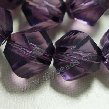 luxury bead,AB purple color,rondelle faced glass beads,10mm,per pkg of 10 strands