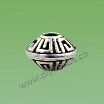 Bead,s925 thai silver,6mm with 1.9mm hole, 0.6g,Sold per pkg of 30 pieces.