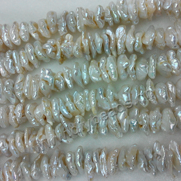 Pearl,cultured freshwater,white,23mm Baroque, AAA grade. Sold per pkg of one strand