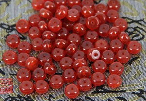 Bead,red agate, 5*8mm,Heishi Loose Beads,Sold per bag 100pcs
