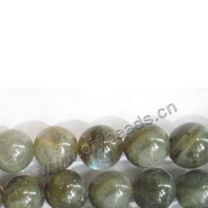Bead,  labradorite (natural), 14mm round, B- grade, Mohs hardness 6 to 6-1/2. Sold per 16-inch strand