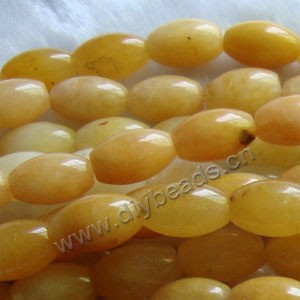 Bead, yellow aventurine (natural), 10x16mm barrel. Sold per 15-inch(38cm) strand