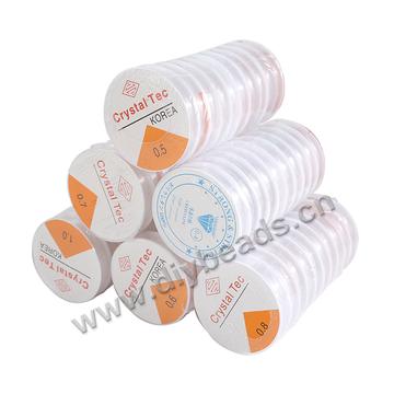 DIY jewelry accessories crystal beads line fish line 0.4mm~1.0mm round transparent elastic cord wholesale