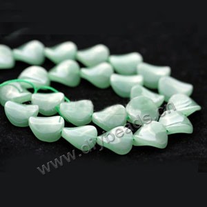 Bead,  green aventurine (natural), 12mm twisted flat round. Sold per 16-inch(40cm) strand.