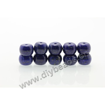 Bead, lapis lazuli(nautral) , 9x7mm rondelle. Sold per pkg of 1 piece.