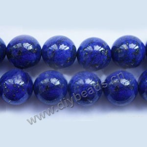 Bead, lapis lazuli (dyed), 16mm round,  Mohs hardness 5 to 6. Sold per 15-inch(38cm) strand