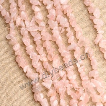 Bead,rose quartz chips stone beads,    180mm per strand    Sold by strands
