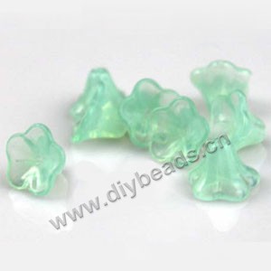 Crystal beads,necklace charms,turquoise blue,10x10mm flower cone,findings for making jewelry, mini order 40ps