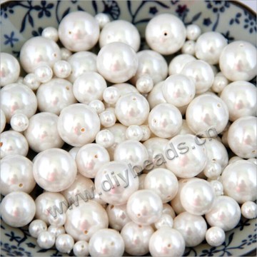 Pearl,natural circle sheel pearl 4mm loose pearls,DIY for bracelet and necklace, Sold pkg of 1 strands