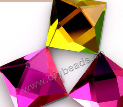 facted,rhinestone,mixed color,glass ,flat back,square,8*8mm,per pkg of 1000pcs