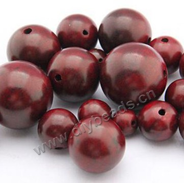 Beads,rosewood,round wood loose beads,20mm. Sold per pkg of 100ps