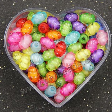 wonder Bead, acrylic, mix colors for, 16mm flower beads. Sold per 500-gram pkg.