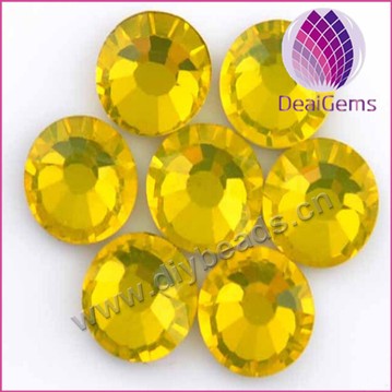 bead,mixed color,rondelle faced glass beads,3mm,per pkg of 1440pcs  yellow  Diy for phone