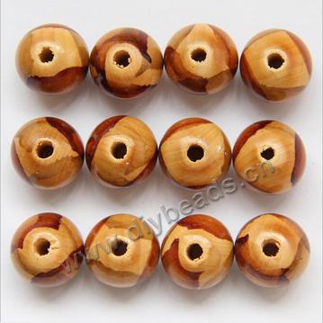 Wholesale smooth ink printed dutch wooden beads