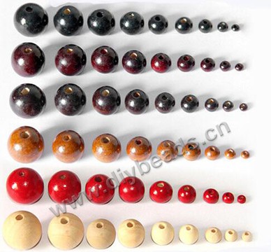 colorful wooden beads, wood beads, round beads, 7*8mm round beads, sold per pkg of 2 bags(1000pcs/bag)