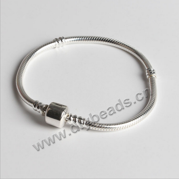 Chain,bracelet, 925 sterling silver snake bone chain ,15cm ,for big hole beads. Sold per 1 pieces.