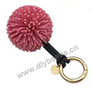6cm faux suede tassel pompoms