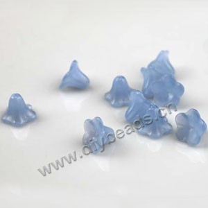 Crystal beads,necklace charms, blue,10x10mm flower cone,findings for making jewelry, mini order 40ps
