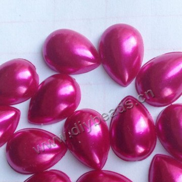 Bead,acrylic pearl,white,13x18mm water drop .Sold per pkg of 1000pcs