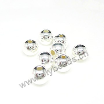 Bead, 925 sterling silver, 2mm, Sold per pkg of 1 bag-200 pieces.