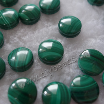 Bead, malachite (natural),10mm coin,no hole. Sold per pkg of 50pcs