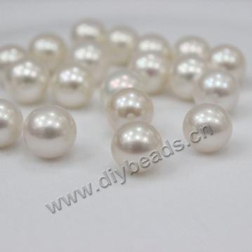 High quality 3-10mm no hole natural round loose pearls for jewelry making