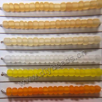 Wholesale 2mm 3mm 4mm solid color matte glass seed beads for jewelry making