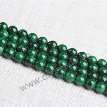 Wholesale green chalcedony beads for making bracelet