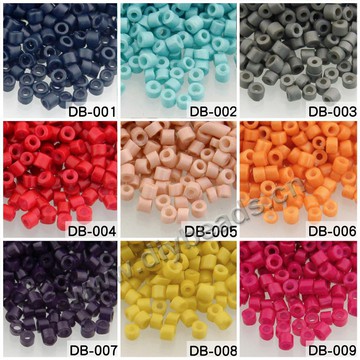 Japan Import seed beads 1.7mm colorful glass beads Hex 2-cut beads tube beads for jewelry, 10g/bag,per pkg of 10bags