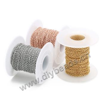 Wholesale stainless steel O chain for necklace jewelry making