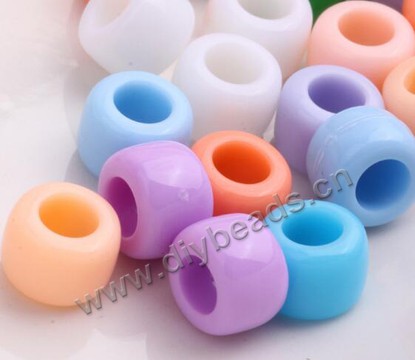 Bead , acrylic, colorful , half round  ,10mm . Sold per pkg of 100 ps.