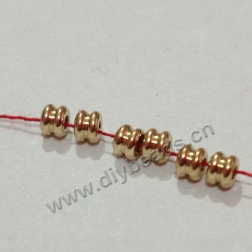 Bead,big-hole beads,brass bead ,Chamfer bead,2mm,sold per pkg of 500ps