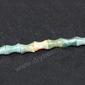 Bead, India agate (natural), 10x8mm dog Bone. Sold per 16-inch strand.