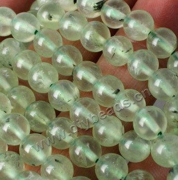 Bead, green garnet (natural), 12mm round, Sold per 15-inch strand