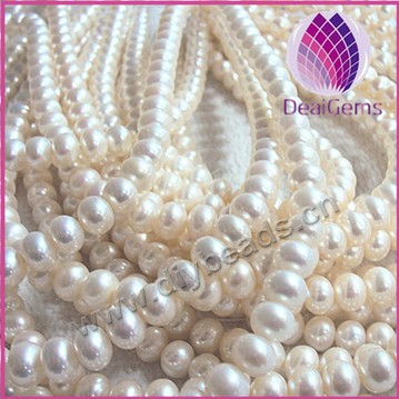 Pearl, cultured freshwater(natural), white ,pink etc , 9mm  10mm, button pearl, AAA grade. Sold by per 1 strand.